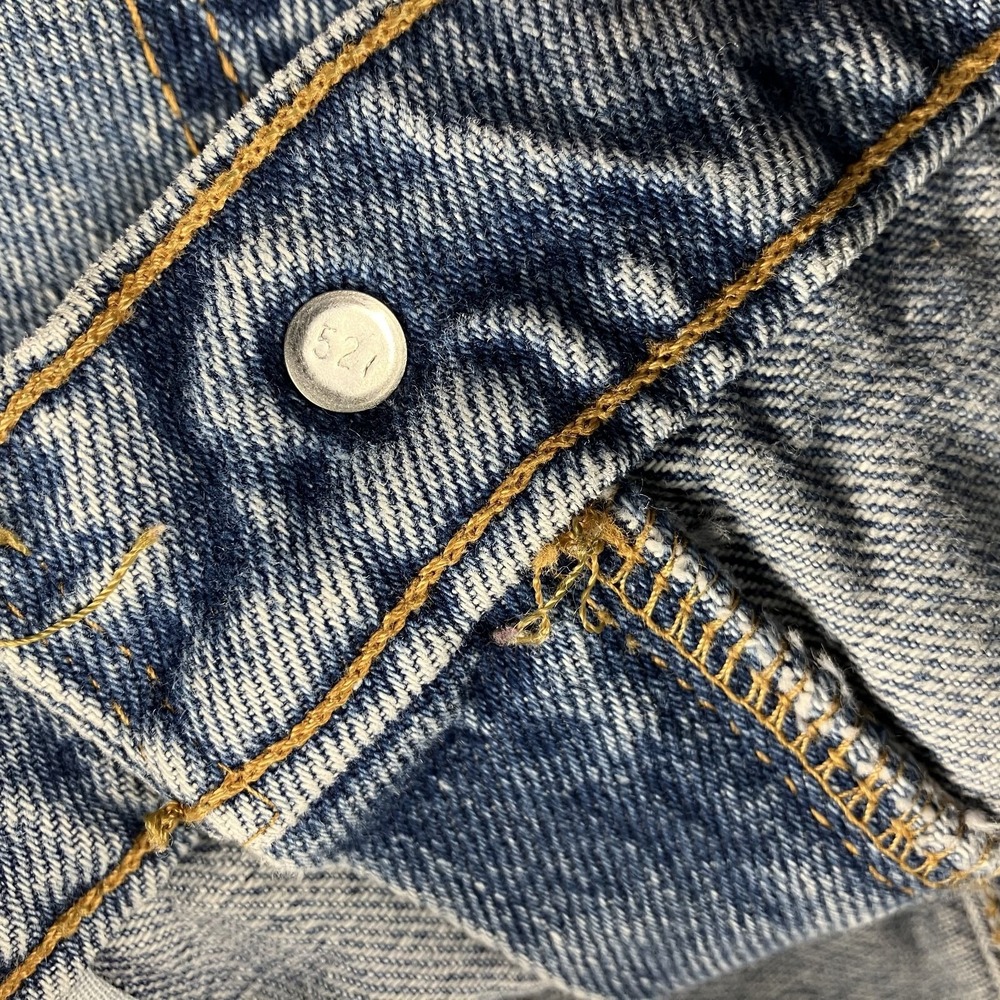 Vintage Levis Jeans 32x30 560 Orange Tab Black Wing‎ Loose Fit Tapered USA Made - Picture 3 of 12